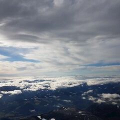 Flugwegposition um 10:58:44: Aufgenommen in der Nähe von Gemeinde Puchberg am Schneeberg, Österreich in 2776 Meter